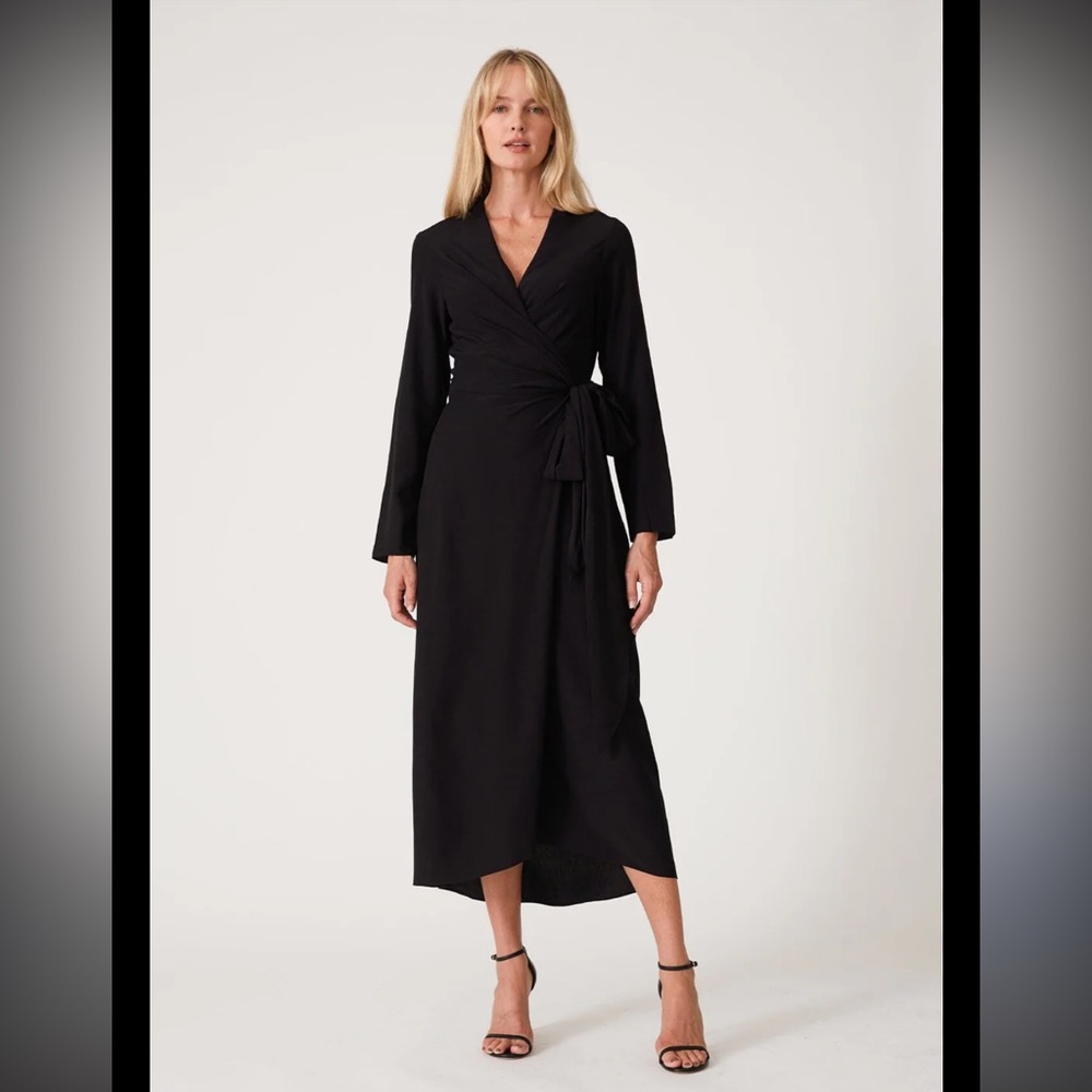 Lovestitch Anais Midi Wrap Dress